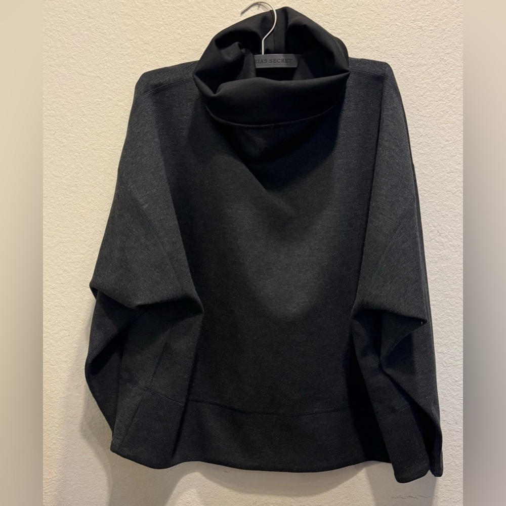 Express reversible cowl neck sweatshirt
